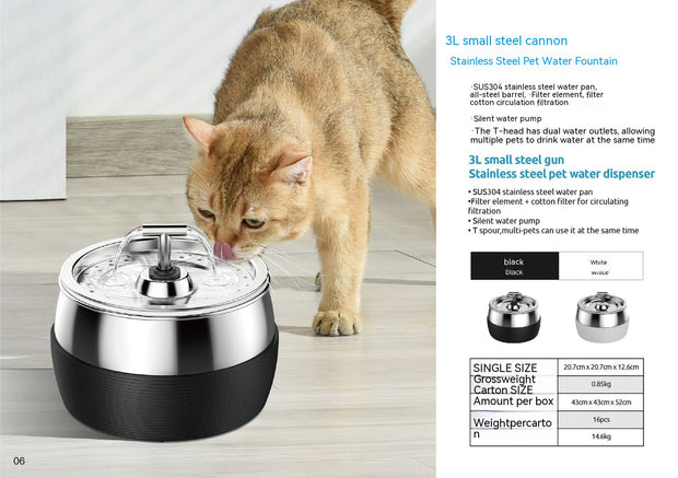 New Cat Water Dispenser Lock And Load Spray Water Dispenser Pet Products